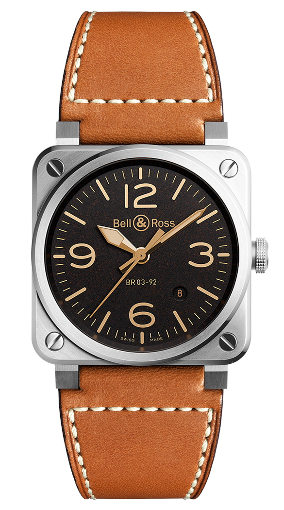 Bell & Ross Instruments BR0392-ST-G-HE/SCA/2