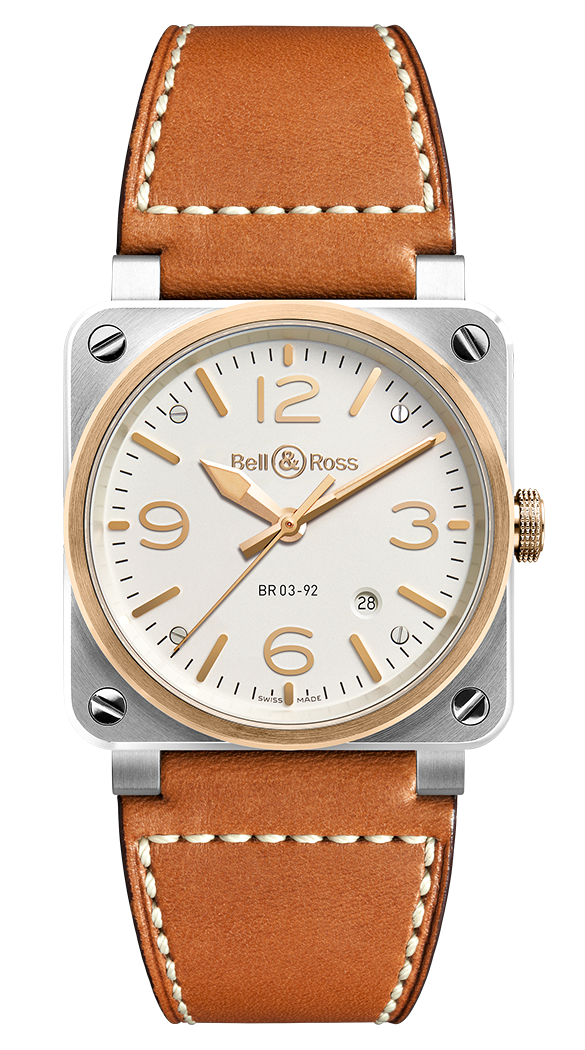 Bell & Ross Instruments BR0392-ST-PG/SCA