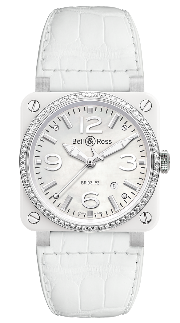 Bell & Ross Instruments BR0392-WH-C-D/SCA