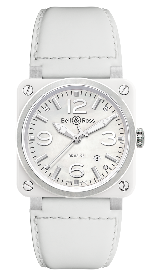 Bell & Ross Instruments BR0392-WH-C/SCA