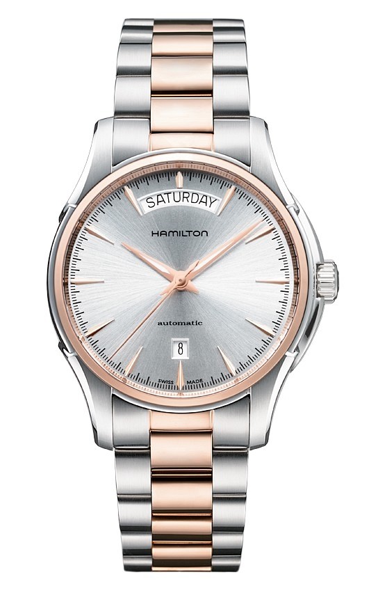 Hamilton Jazzmaster Day Date 40mm Silver Dial Two Tone • H32595151 ...