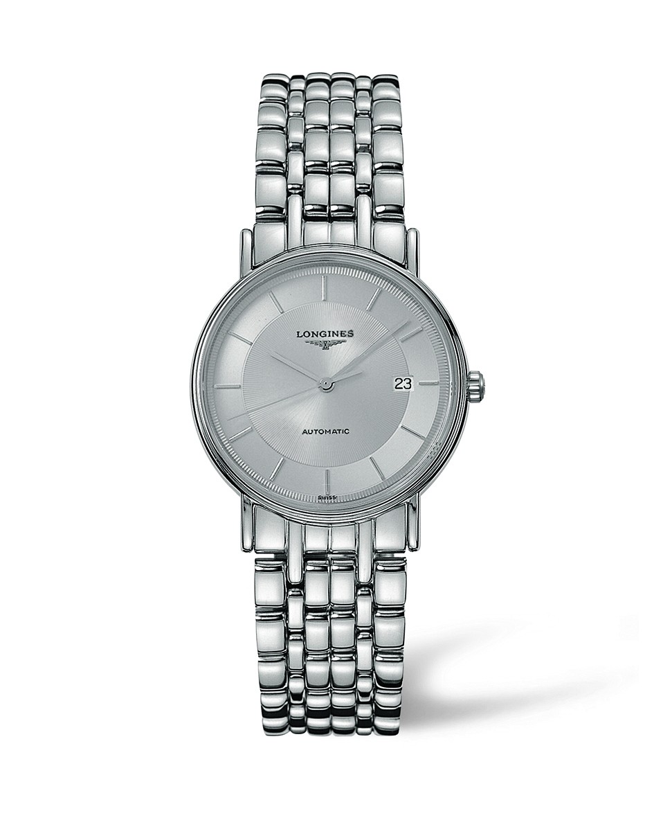 Longines Presence 34.5 Automatic Stainless Steel • L4.821.4.78.6 ...